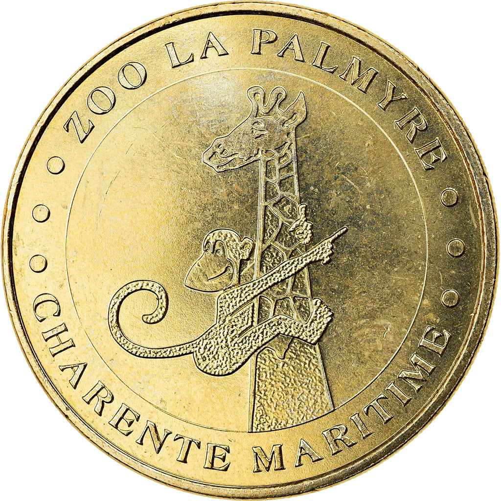 Frankrijk, Token, 17/ Zoo de la Palmyre - Girafe, 2018, MDP, UNC-, Cupro-nickel