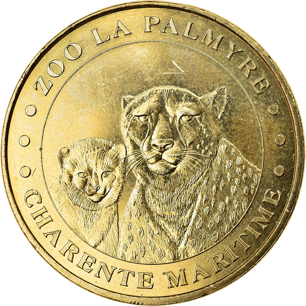 Francia, Token, 17/ Zoo de la Palmyre - Guépards, 2017, MDP, SC, Aluminio y