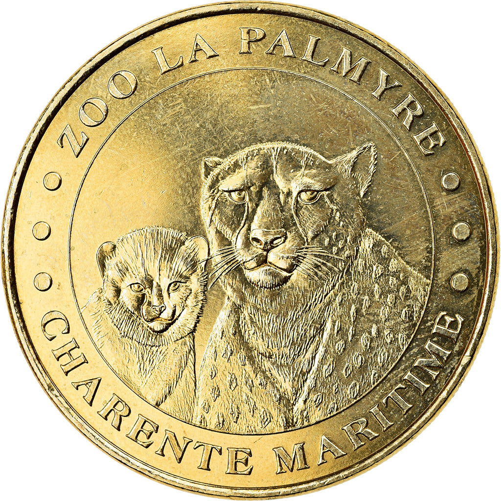 France, Token, 17/ Zoo de la Palmyre - Guépards, 2019, MDP, MS(63)