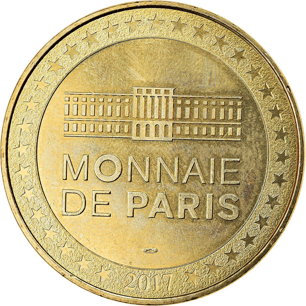 Francja, Token, Paris - La grande Mosquée, 2017, MDP, MS(63), Miedzionikiel