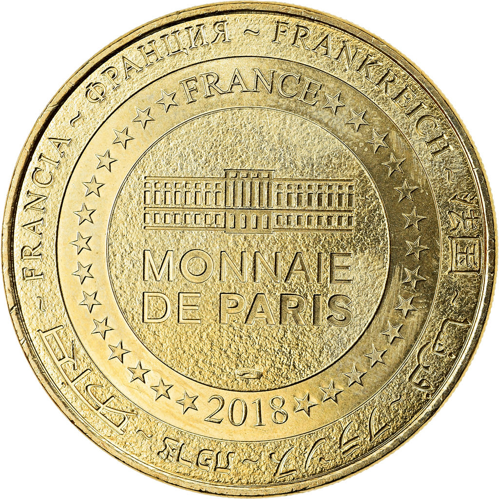 França, Token, Paris - Flyview Paris, 2018, MDP, MS(63), Cuproníquel Alumínio