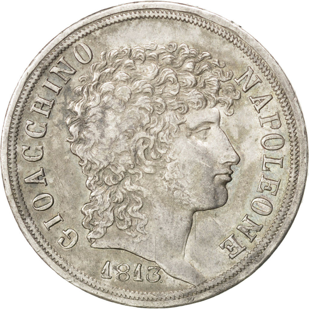 Italie, Naples et Sicile, Joachim Murat, 2 Lire 1813, KM 258