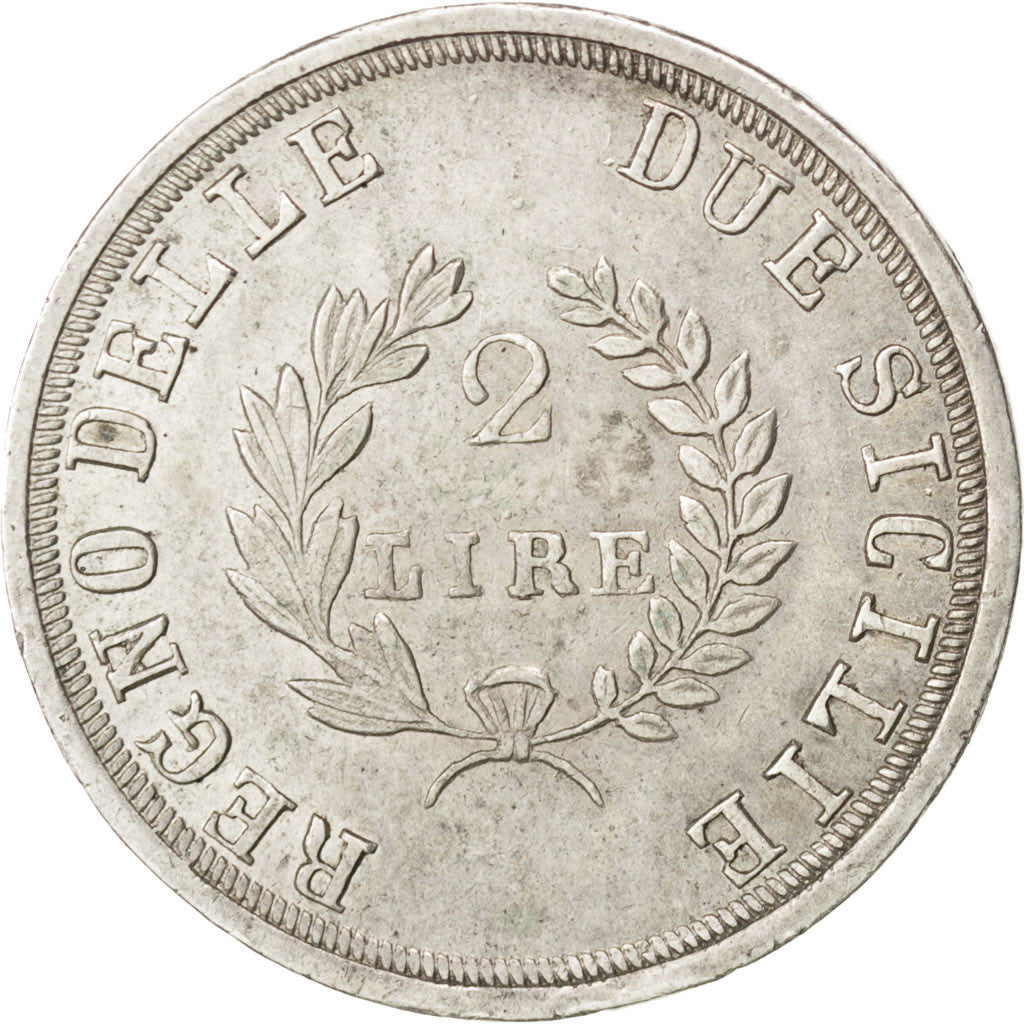 Italie, Naples et Sicile, Joachim Murat, 2 Lire 1813, KM 258