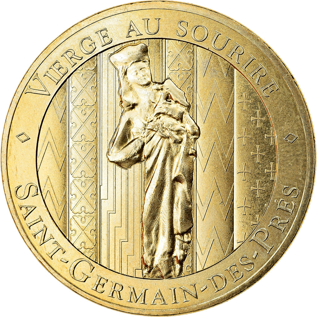 France, Token, Paris - Saint-Germain-des-Près - Eglise n°5 - Vierge au