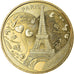 França, Token, Paris - Champ de Mars, 2018, MDP, MS(63), Cuproníquel Alumínio