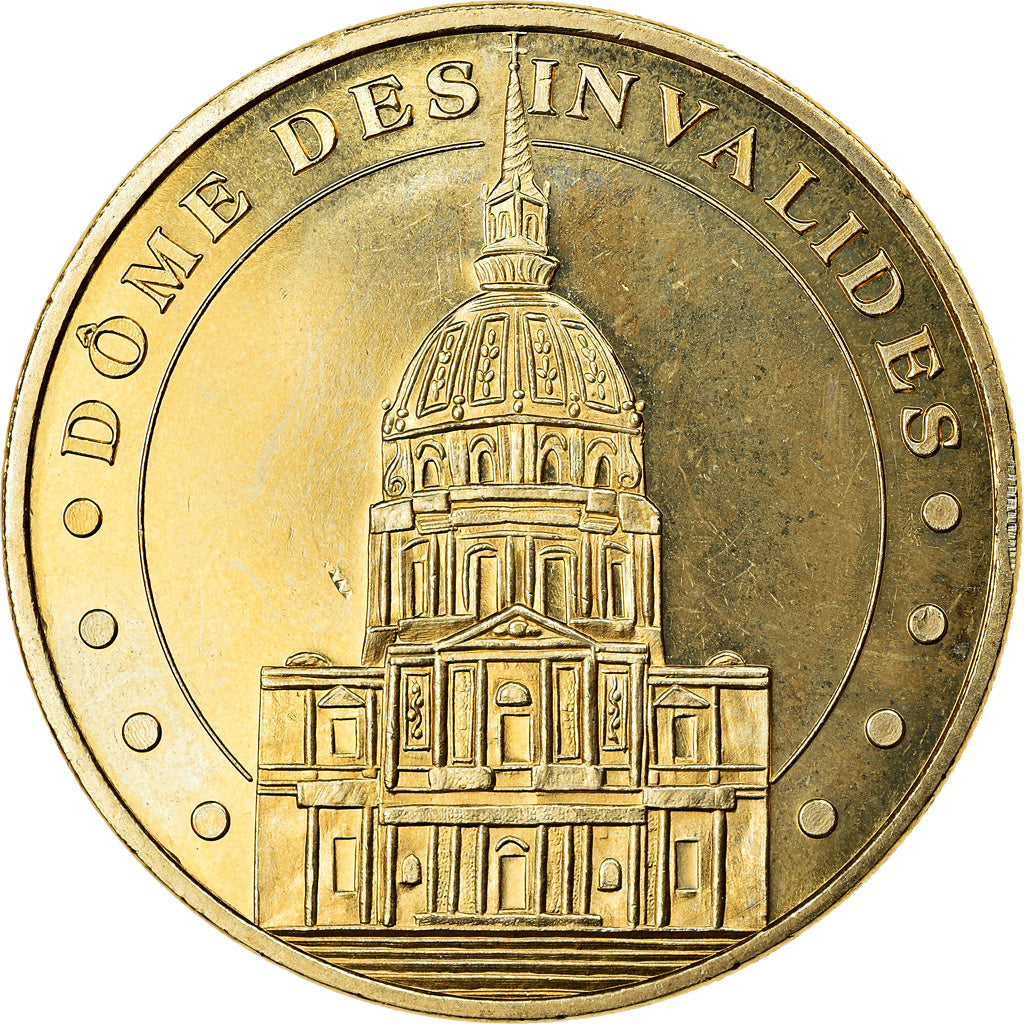 France, Token, Paris - Dôme des Invalides n°2, 2019, MDP, MS(63), Cupro-nickel