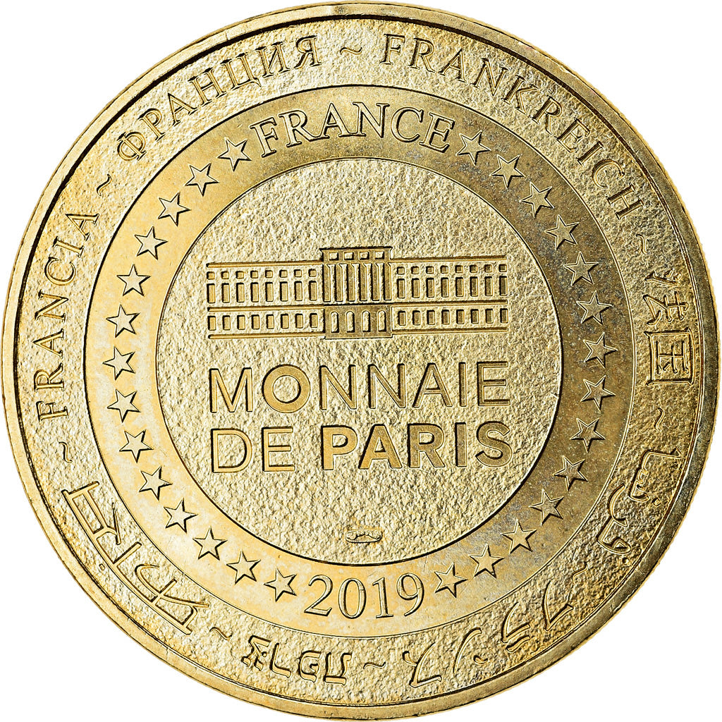 France, Token, Paris - Dôme des Invalides n°2, 2019, MDP, MS(63), Cupro-nickel