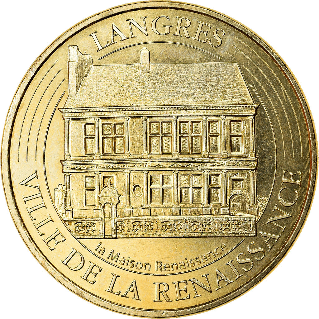 France, Jeton, Langres - Ville de la Renaissance, 2018, MDP, SPL, Cupro-nickel