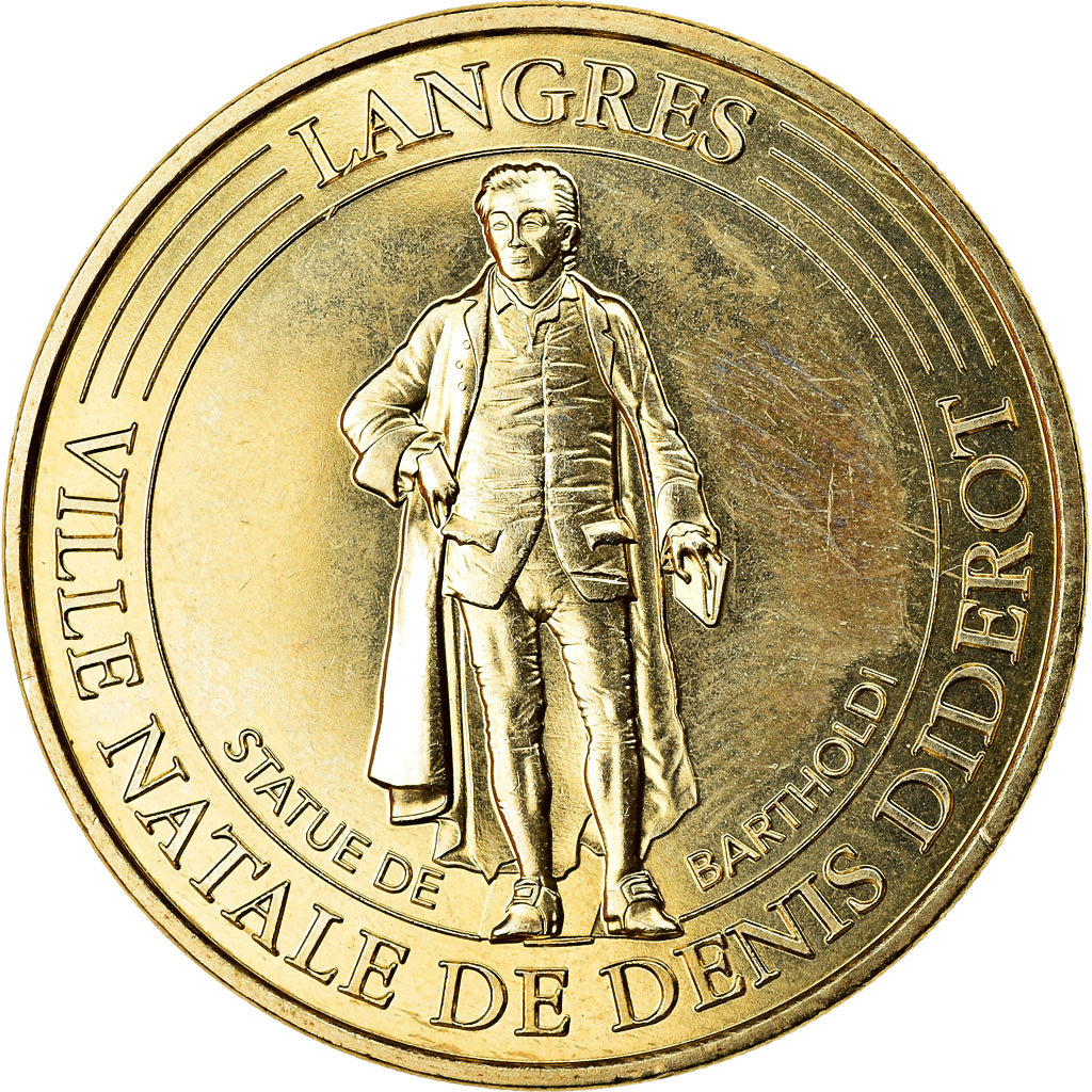 France, Token, Langres - Ville natale de Denis Diderot, 2017, MDP, MS(63)