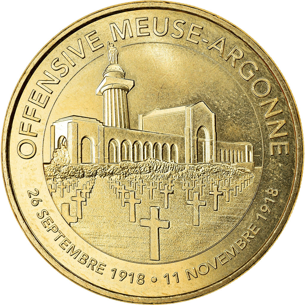 France, Jeton, Verdun - Offensive Meuse-Argonne, 2018, MDP, SPL, Cupro-nickel