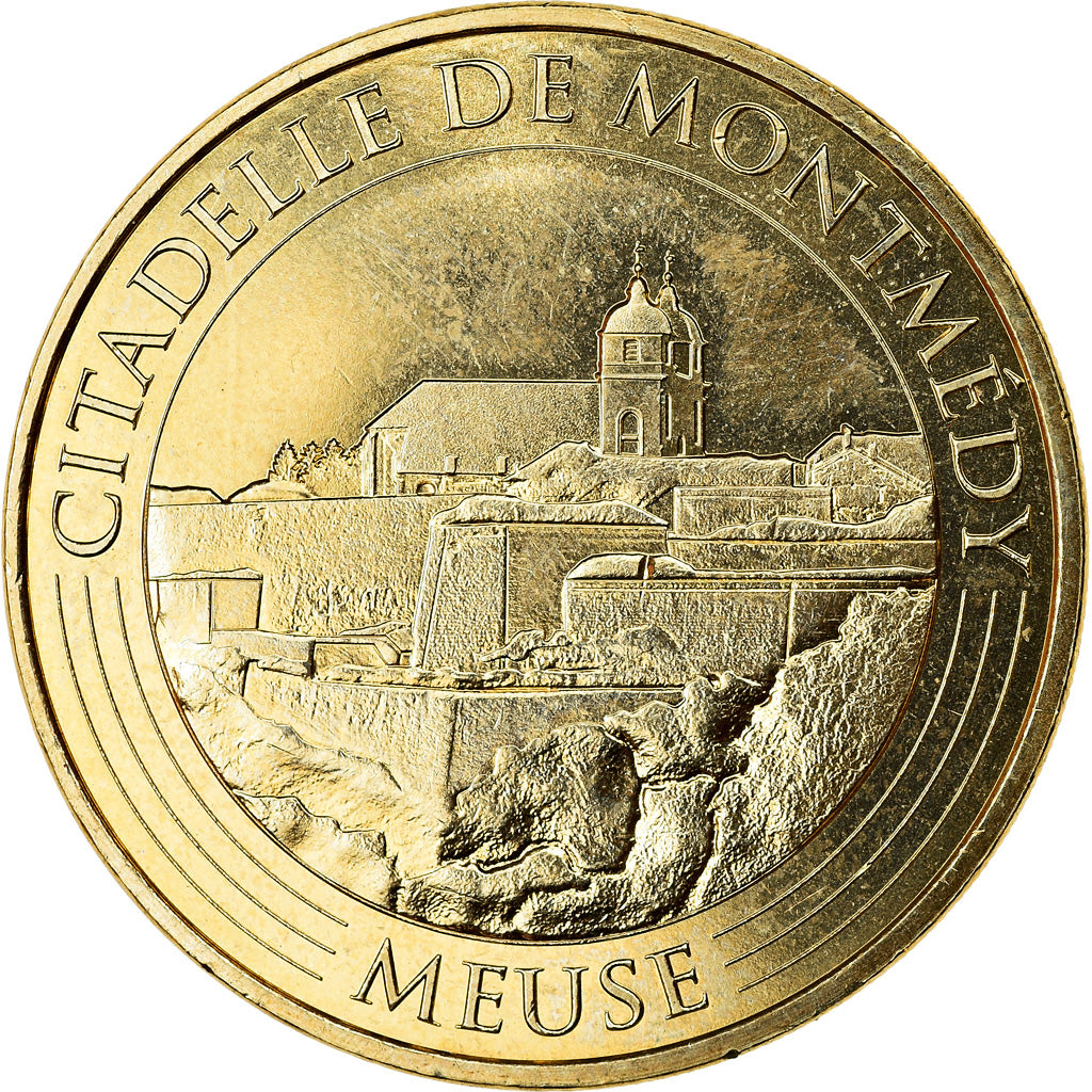 France, Token, 55/ Citadelle de Montmédy, 2017, MDP, MS(63), Cupro-nickel