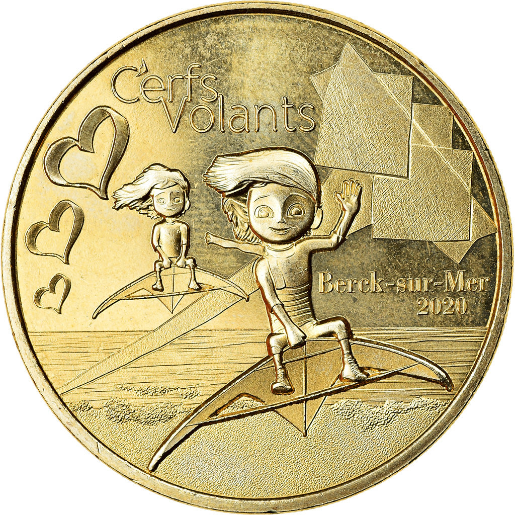 France, Token, 62/ Rencontres Cerfs-Volants - Berck, 2020, MDP, MS(63)