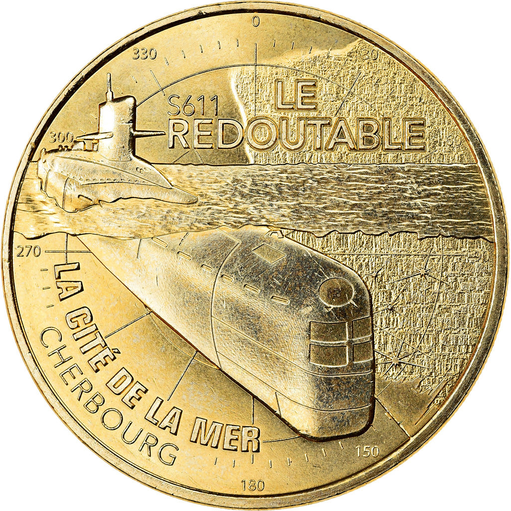 France, Token, Cherbourg - Cité de la Mer n° 17 - Le Redoutable, 2020, MDP