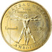 France, Jeton, Amboise - L'homme vitruvien, 2018, MDP, SPL, Cupro-nickel