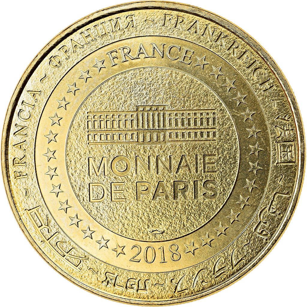 France, Jeton, Amboise - L'homme vitruvien, 2018, MDP, SPL, Cupro-nickel