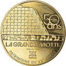 France, Token, 34/ La Grande Motte - Patrimoine, 2018, MDP, MS(63), Cupro-nickel