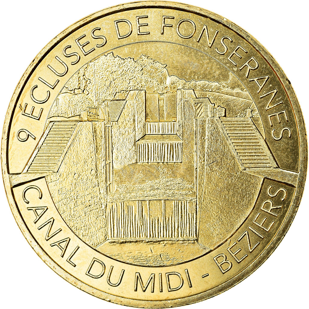 France, Token, Béziers - 9 écluses de Fonséranes, 2017, MDP, MS(63)