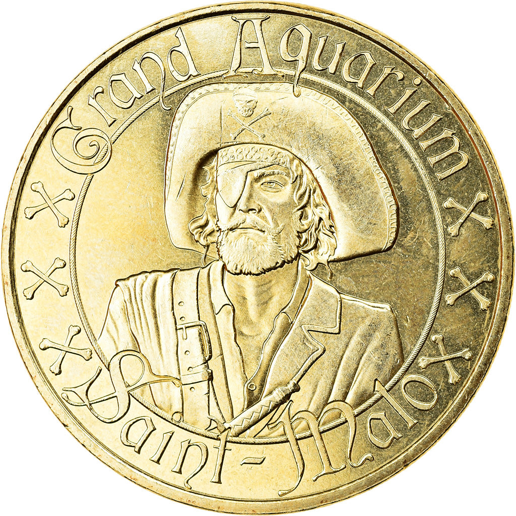 France, Jeton, Saint-Malo - Grand aquarium n°6 - Le pirate, 2018, MDP, SPL