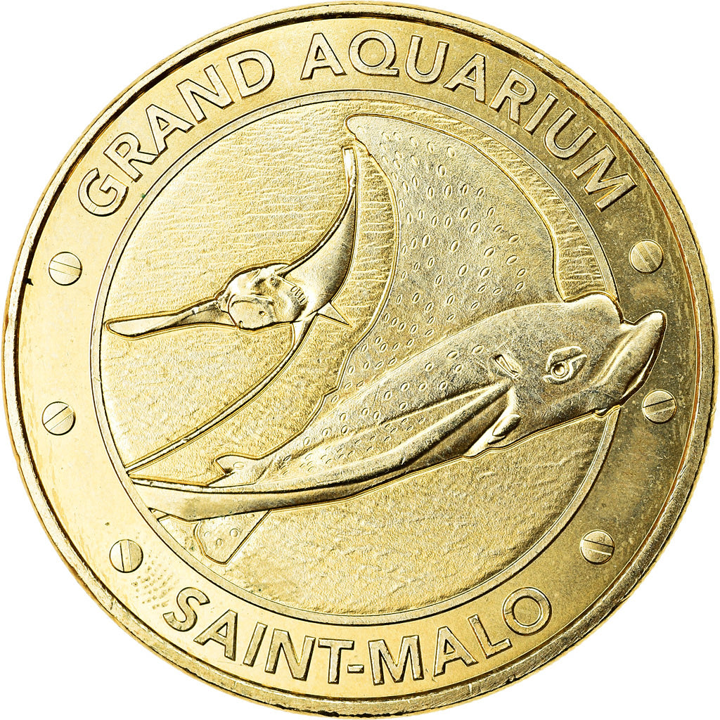 França, Token, Saint-Malo - Grand aquarium - La raie, 2018, MDP, MS(63)