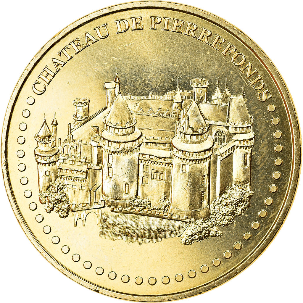 Francja, Token, Pierrefonds - Chateau n°2, 2018, MDP, MS(63), Miedzionikiel