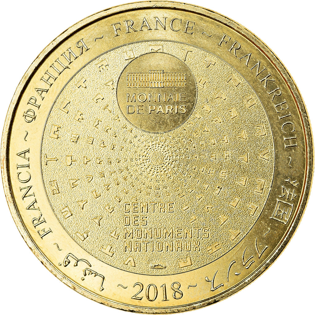 Francja, Token, Pierrefonds - Chateau n°2, 2018, MDP, MS(63), Miedzionikiel