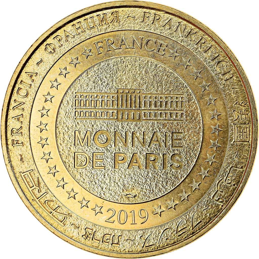 France, Jeton, Lille - Le Palais Rihour, 2019, MDP, SPL, Cupro-nickel Aluminium