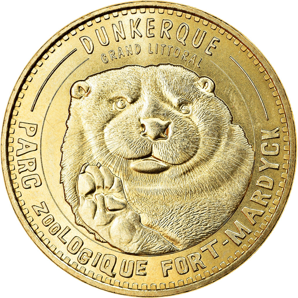 France, Token, Dunkerque - Fort Mardyck n°2 - La loutre, 2018, MDP, MS(63)