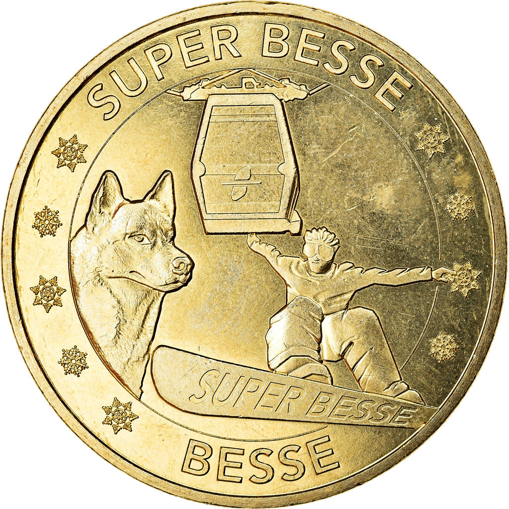 Francja, Token, Super-Besse - Husky et snowboarder, 2018, MDP, MS(63)
