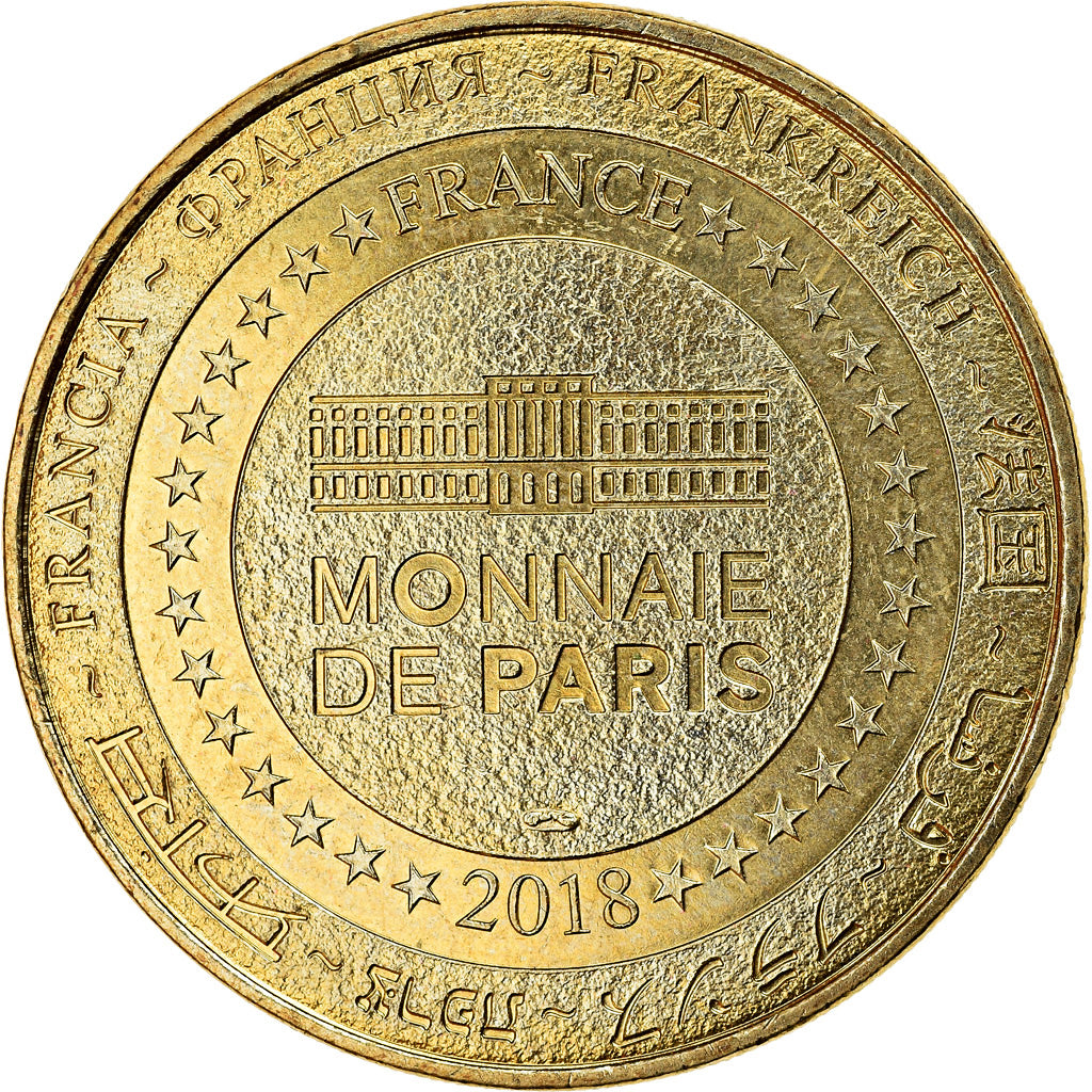 France, Token, Gordes - Abbaye de Sénanque, 2018, MDP, MS(63), Cupro-nickel