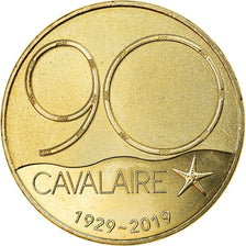 France, Token, Cavalaire-sur-Mer - 90 ans, 2019, MDP, MS(63), Cupro-nickel