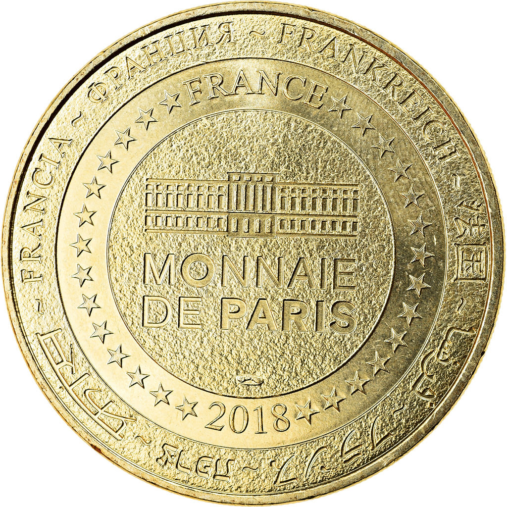 Francja, Token, Monteux - Wave Island, 2018, MDP, MS(63), Miedzionikiel