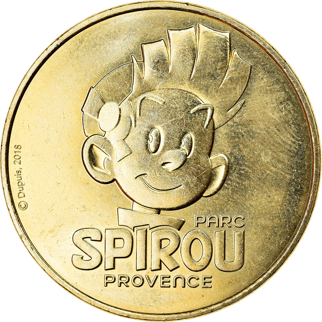 France, Jeton, Monteux - Parc Spirou, 2019, MDP, SPL, Cupro-nickel Aluminium
