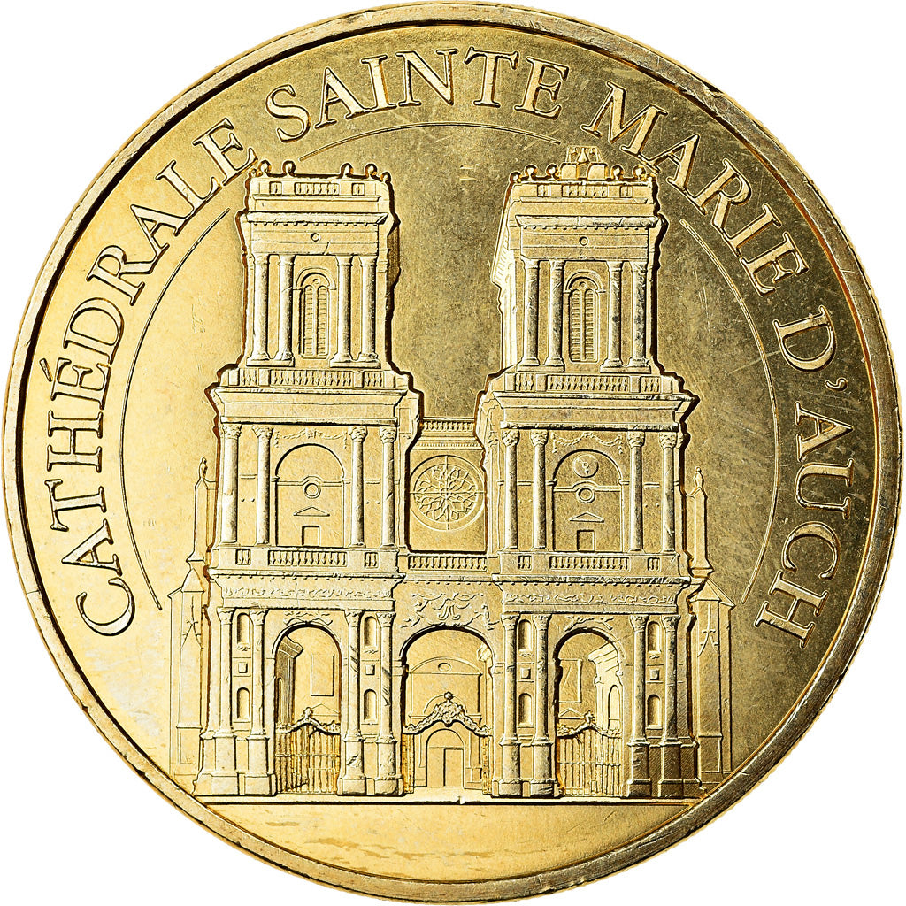 France, Token, Auch - Cathédrale Sainte-Marie, 2017, MDP, MS(63), Cupro-nickel