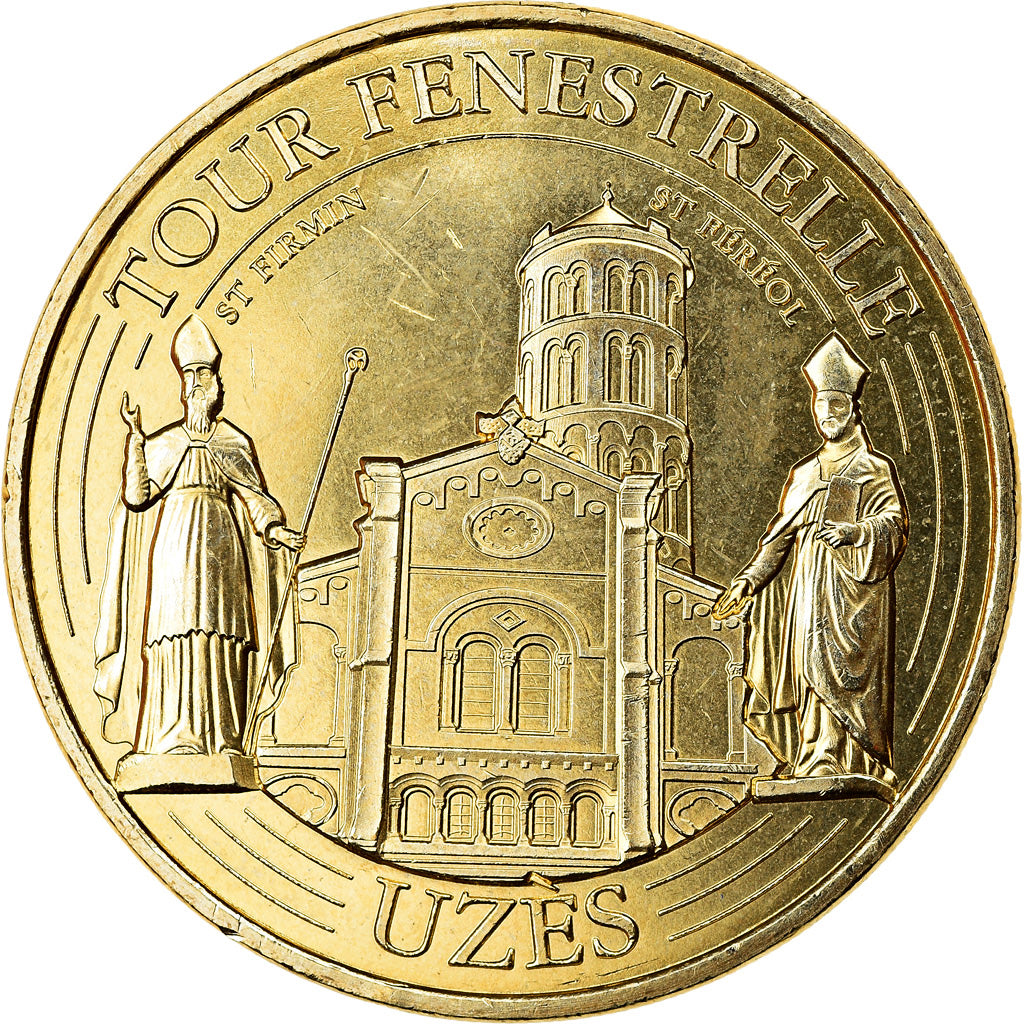 France, Token, Uzès - Tour Fenestrelle, 2017, MDP, MS(63), Cupro-nickel