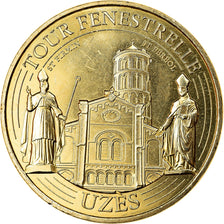 France, Token, Uzès - Tour Fenestrelle, 2017, MDP, MS(63), Cupro-nickel