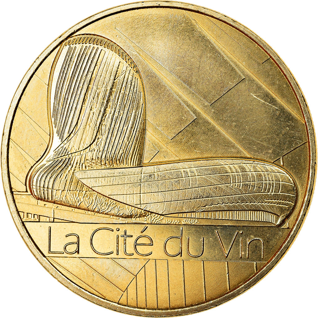 France, Token, Bordeaux - Cité du vin n° 3, 2019, MDP, MS(63), Cupro-nickel