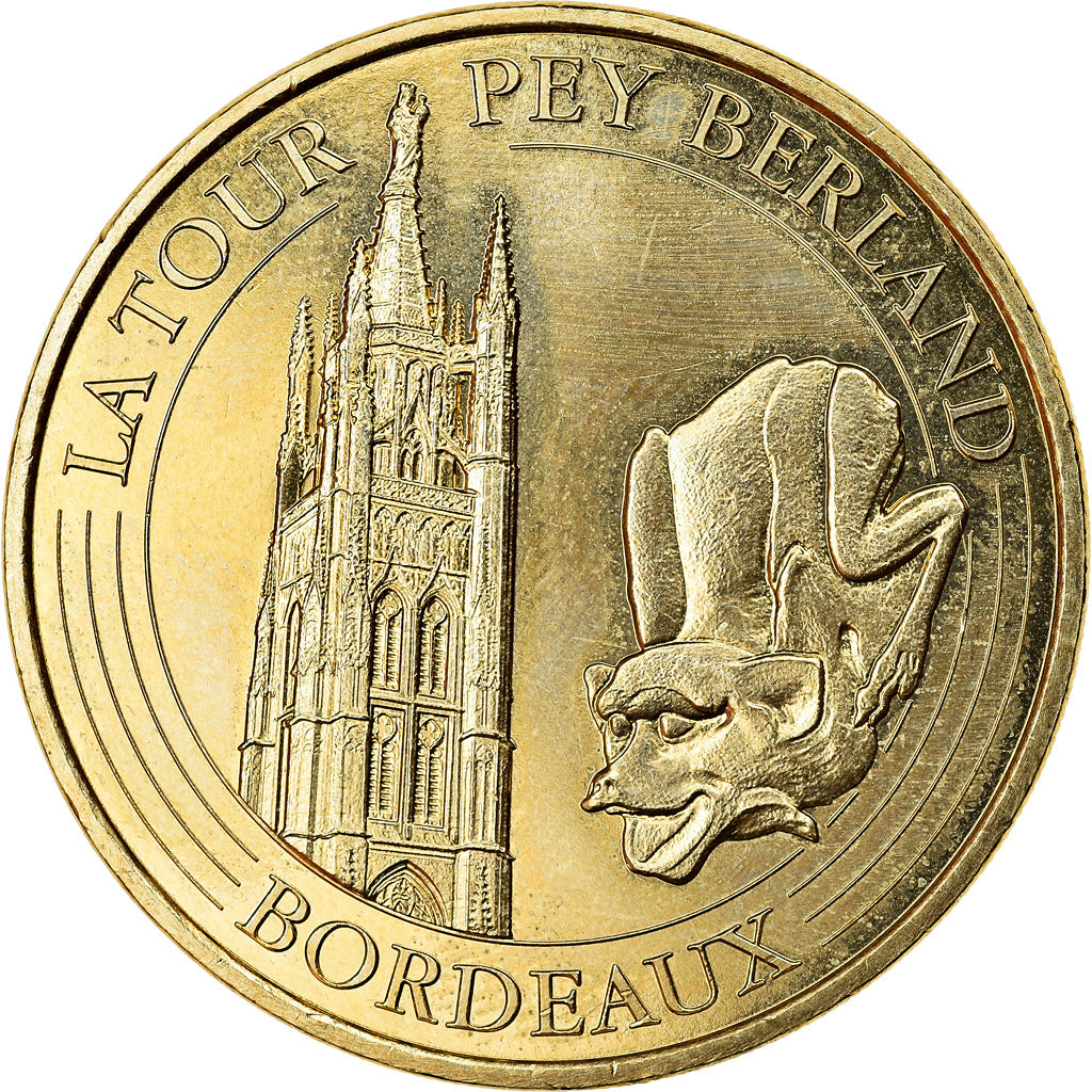 France, Jeton, Bordeaux - La tour Pey Berland n°2, 2018, MDP, SPL, Cupro-nickel