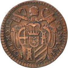 ITALIAN STATES, Quattrino, 1758, KM #1182.1, EF(40-45), Copper, 2.80