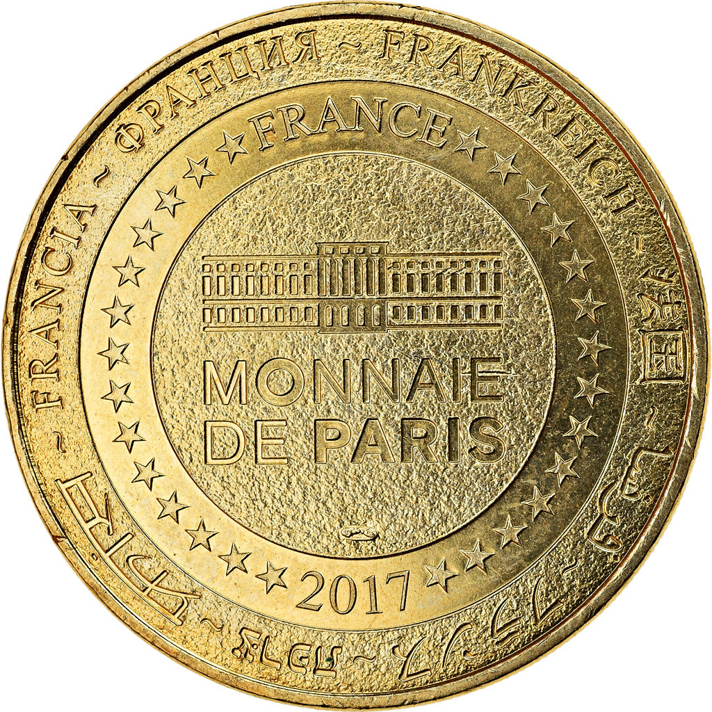 Francja, Token, 75/ Paris - Opéra Garnier, 2017, MDP, MS(63), Miedzionikiel