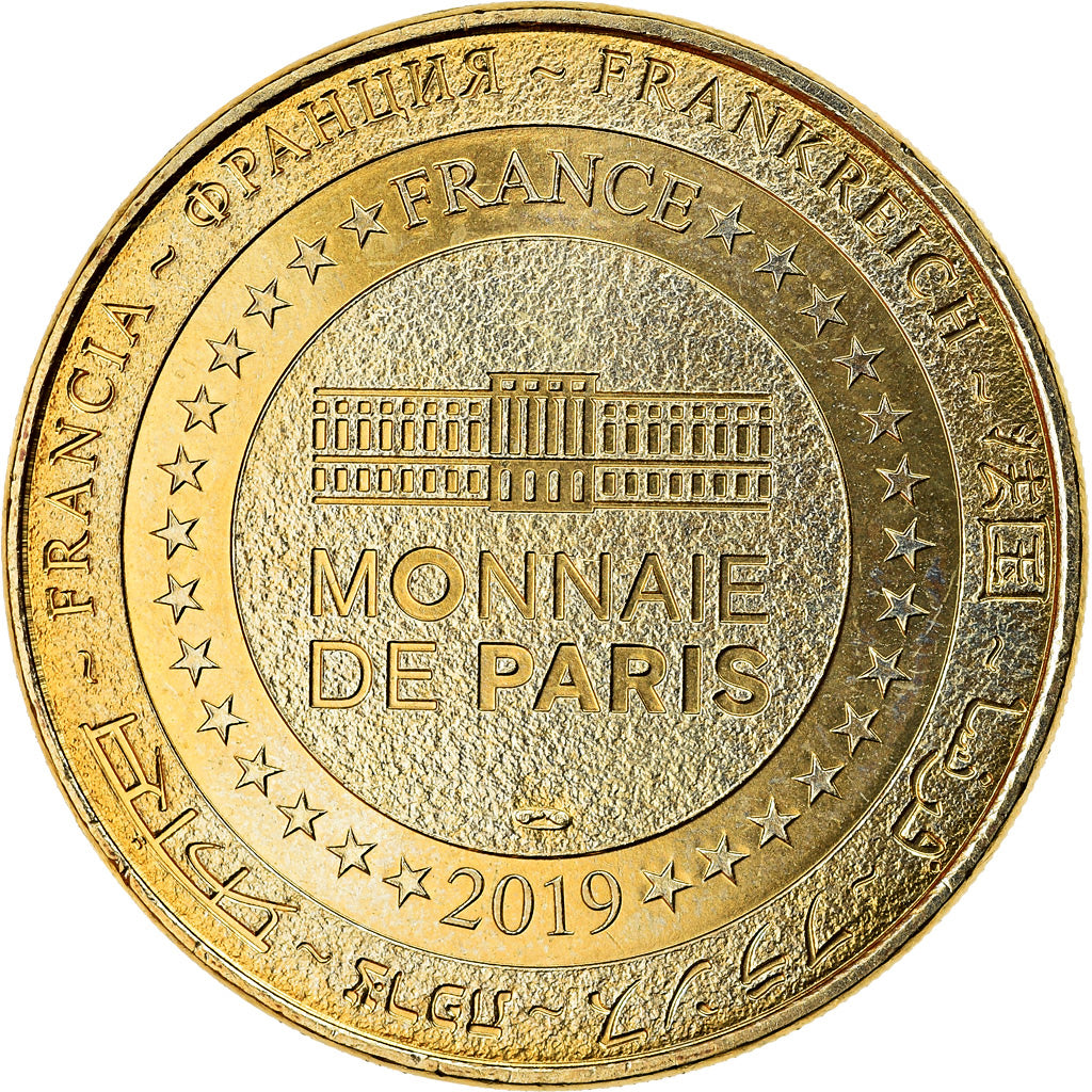 France, Token, 75/ Paris - Opéra Garnier, 2019, MDP, MS(63), Cupro-nickel