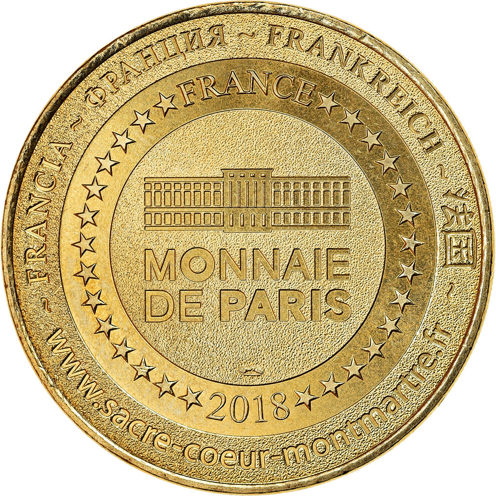 Francja, Token, Paris - Basilique du Sacré Coeur n°11 - La Butte, 2018, MDP