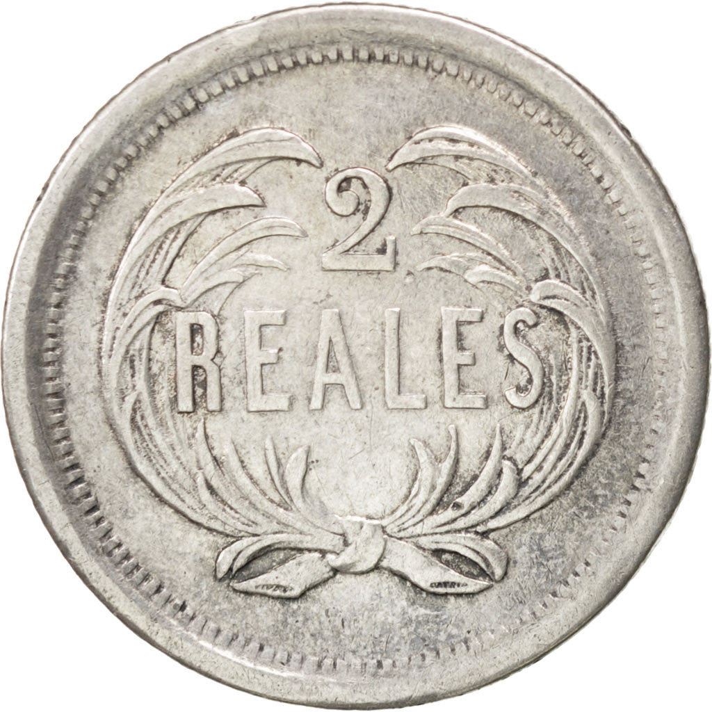 Monnaie, Guatemala, 2 Reales, Dos, 1873, TTB, Argent, KM:149