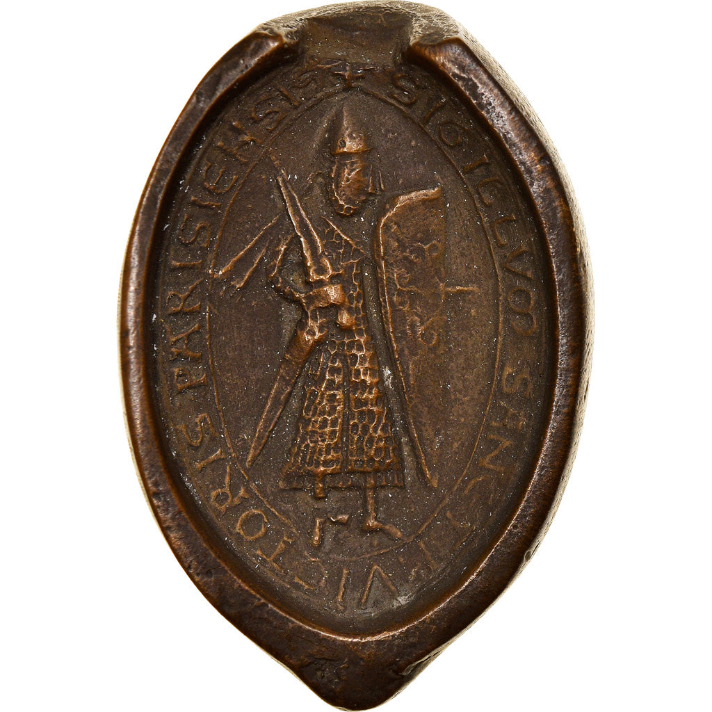 France, Medal, Reproduction, Grand Sceau Abbaye Saint Victor de Paris, History