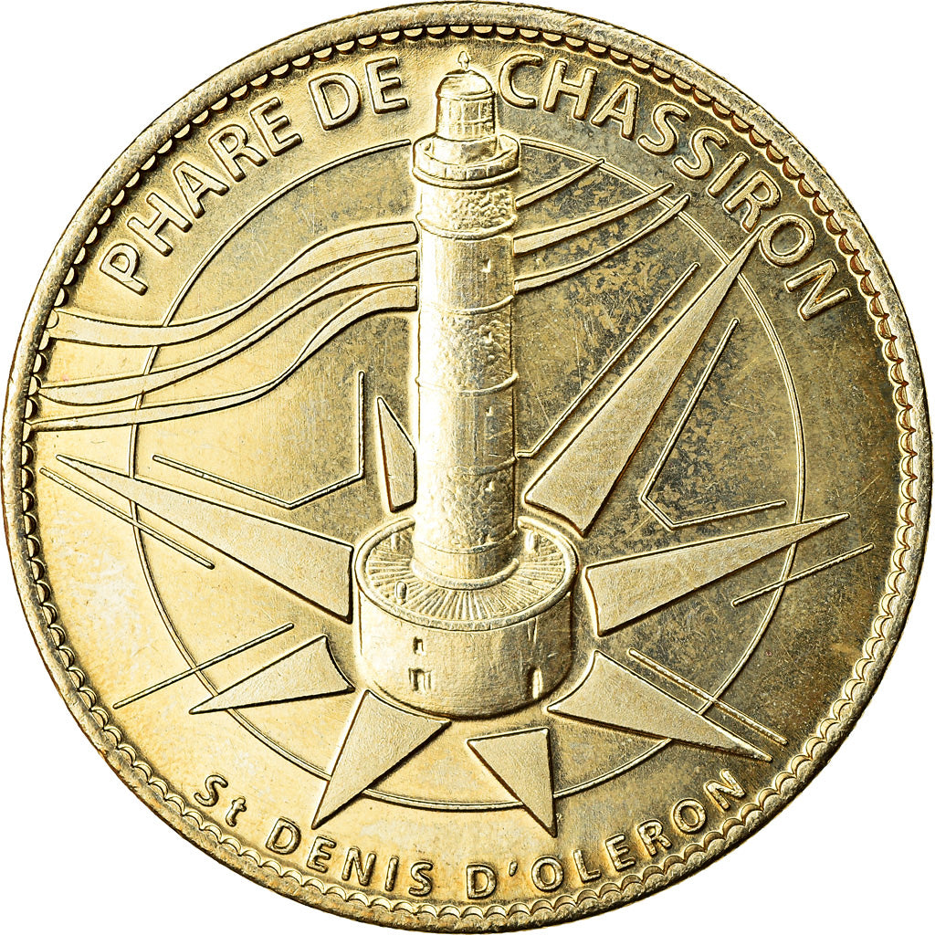 France, Token, Saint-Denis d'Oléron - Phare de Chassiron  et la balise