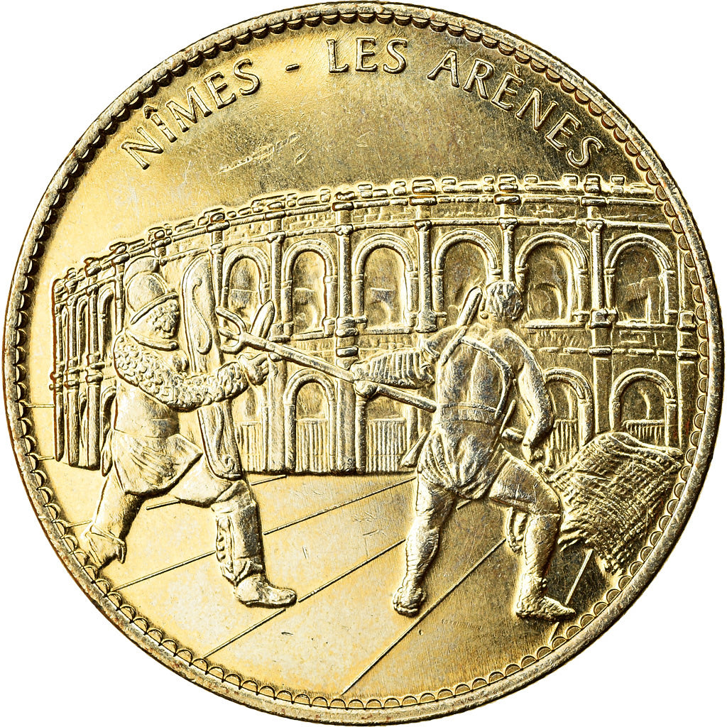 France, Token, Nimes - Les 3 monuments, Arthus Bertrand, MS(63), Cupro-nickel