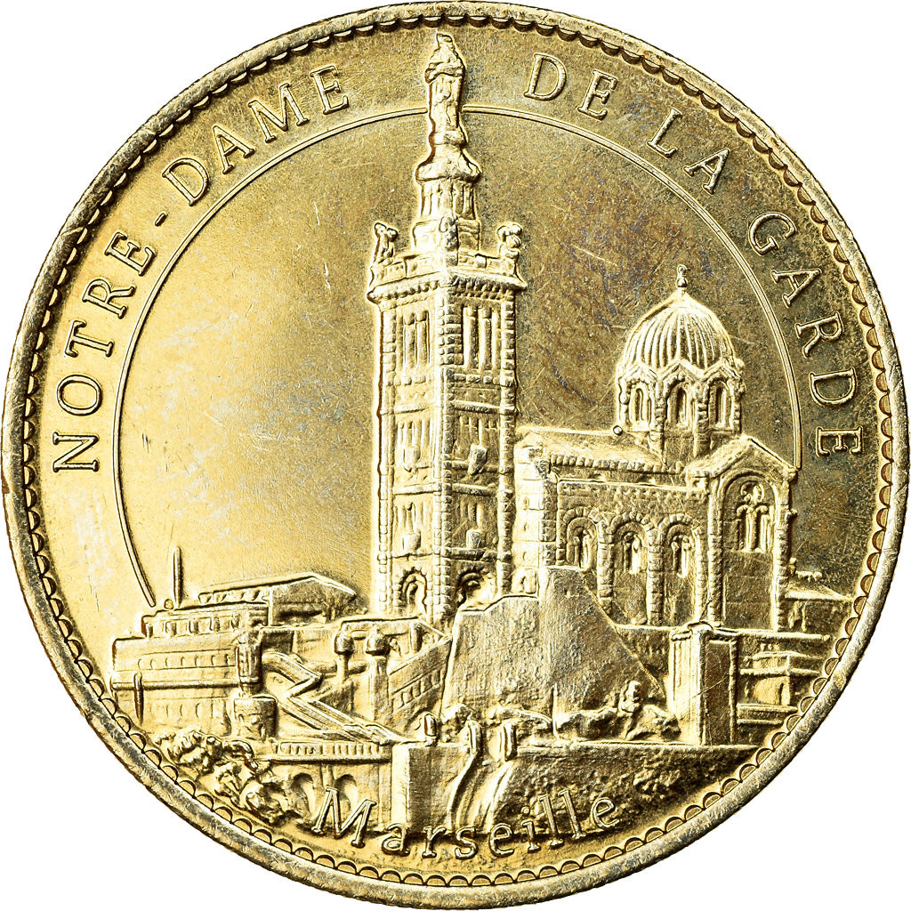 Francja, Token, 13/ Notre-Dame de la Garde, Marseille, Undated, Arthus Bertrand