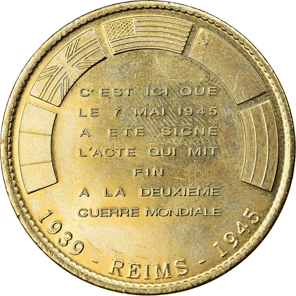 Francja, Token, Reims - Musée de la reddition, Undated, Arthus Bertrand