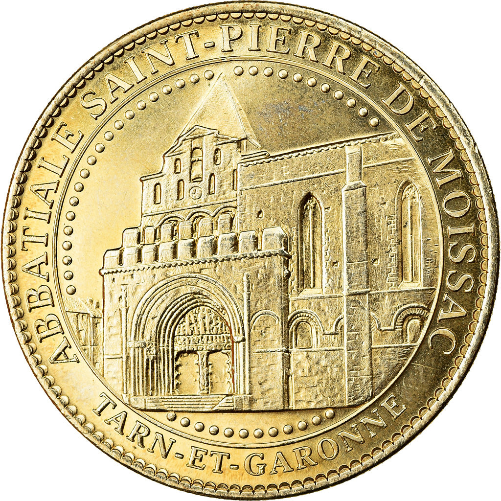 Francja, Token, Moissac - Abbatiale Saint-Pierre - La fuite en Egypte, Undated