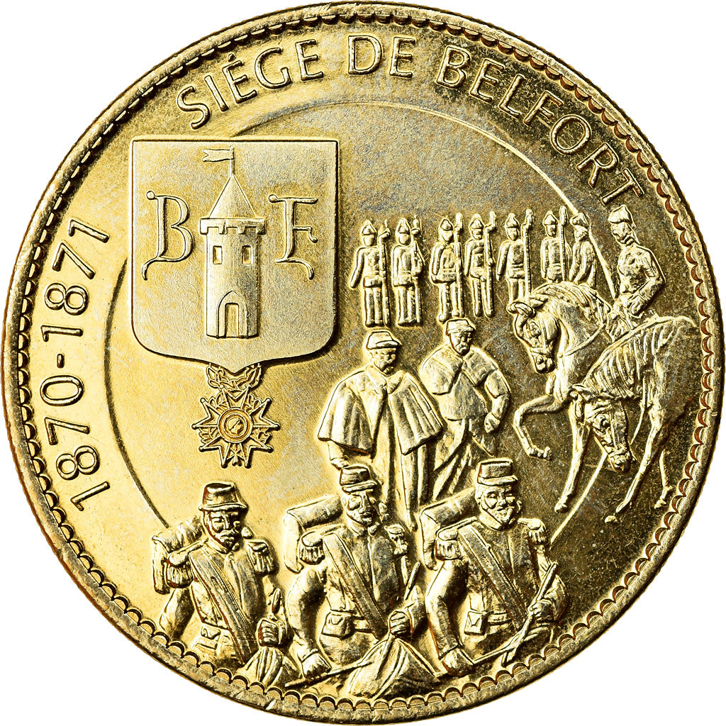 França, Token, Belfort - Siège 1870-1871 - Colonel Denfert-Rochereau, Arthus