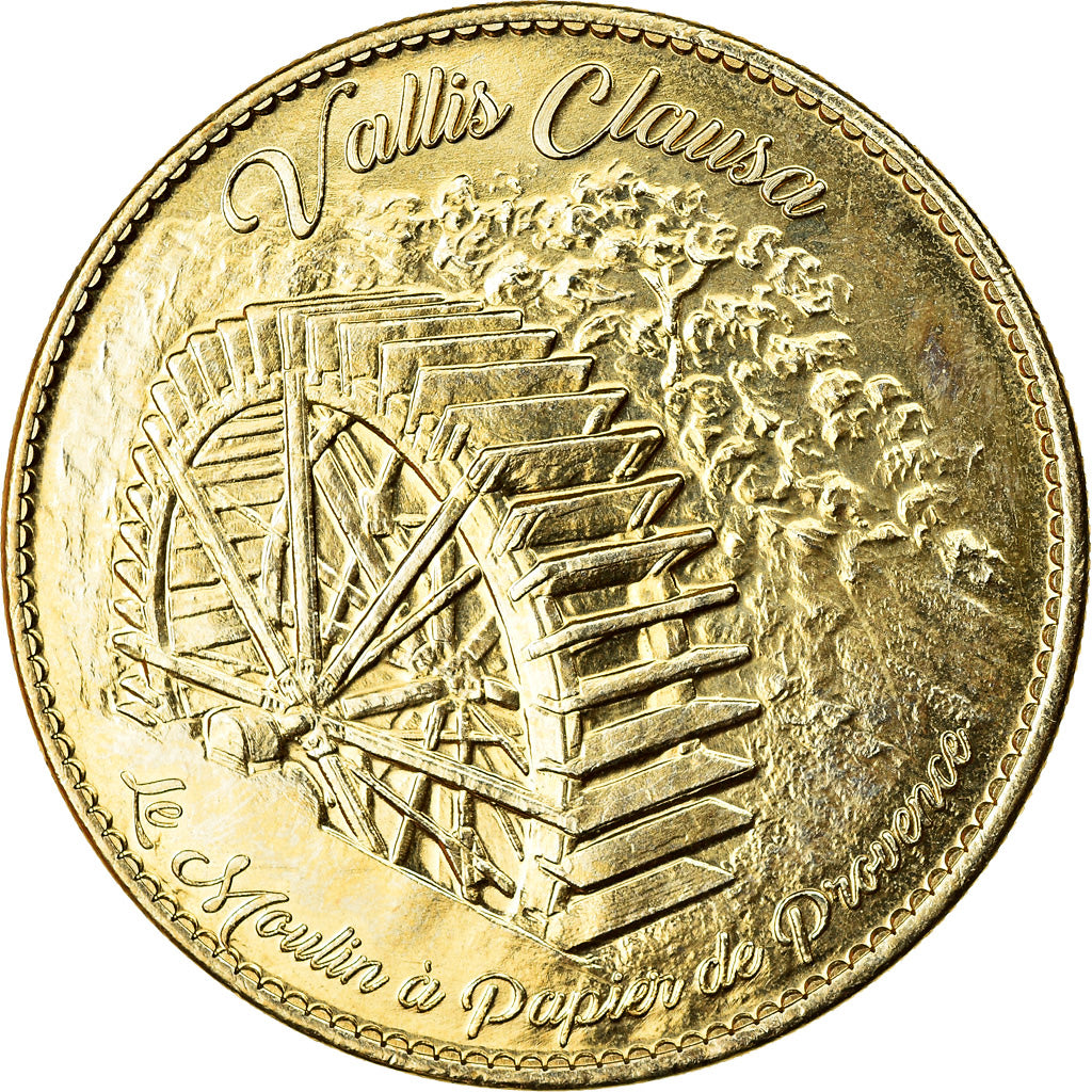 France, Jeton, Fontaine de Vaucluse - Vallis Clausa - Moulin à papier, Arthus